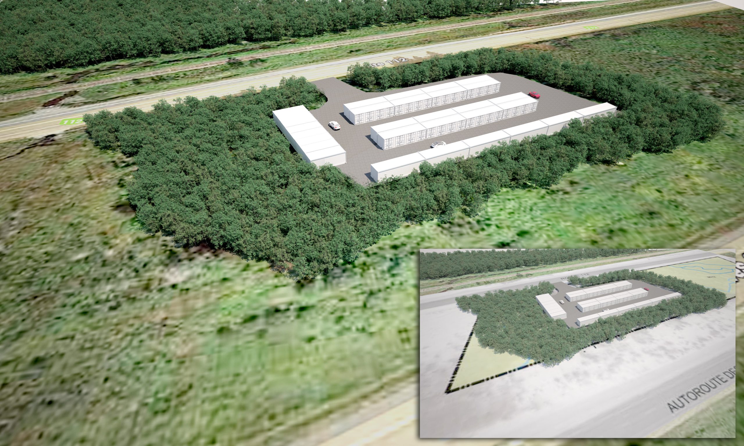 Entrepôt de stockage sécurisé