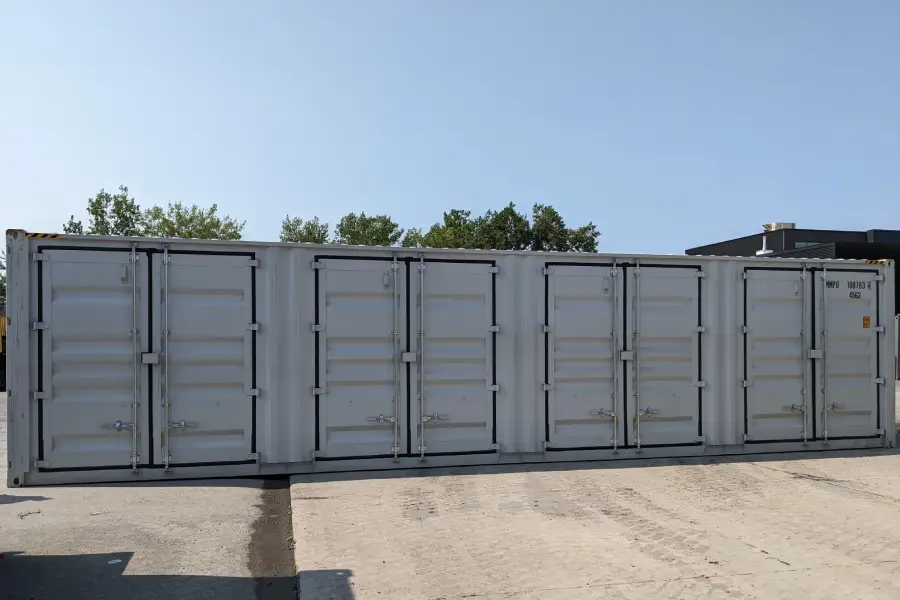 conteneur 40m pieds facade