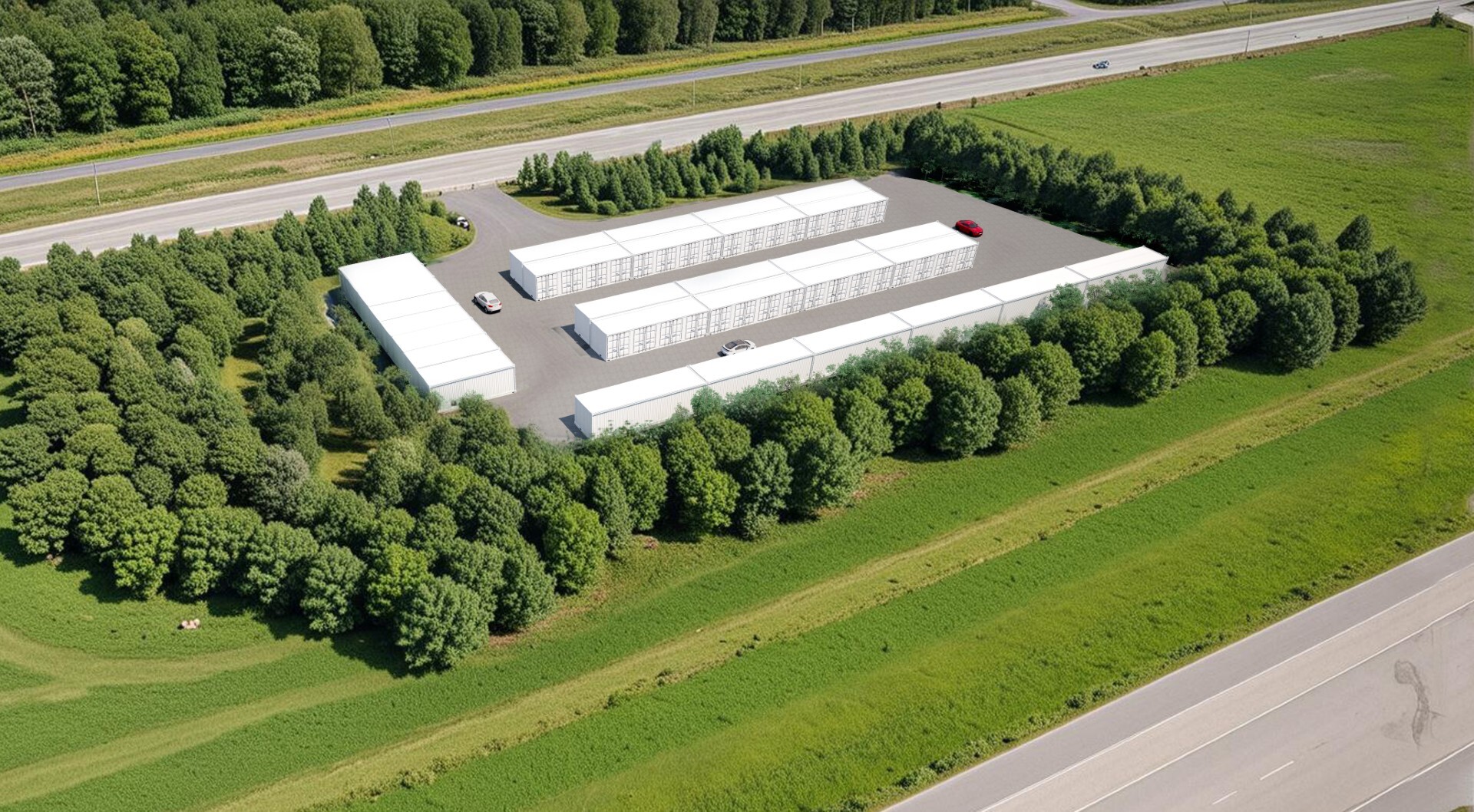 Entrepôt de stockage sécurisé